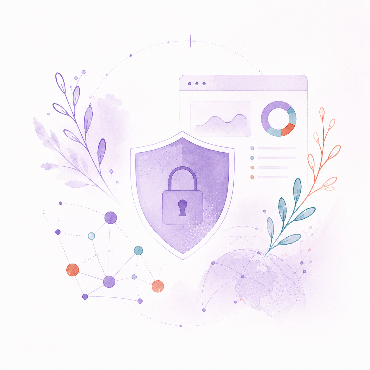 Ilustración de Ciberseguridad